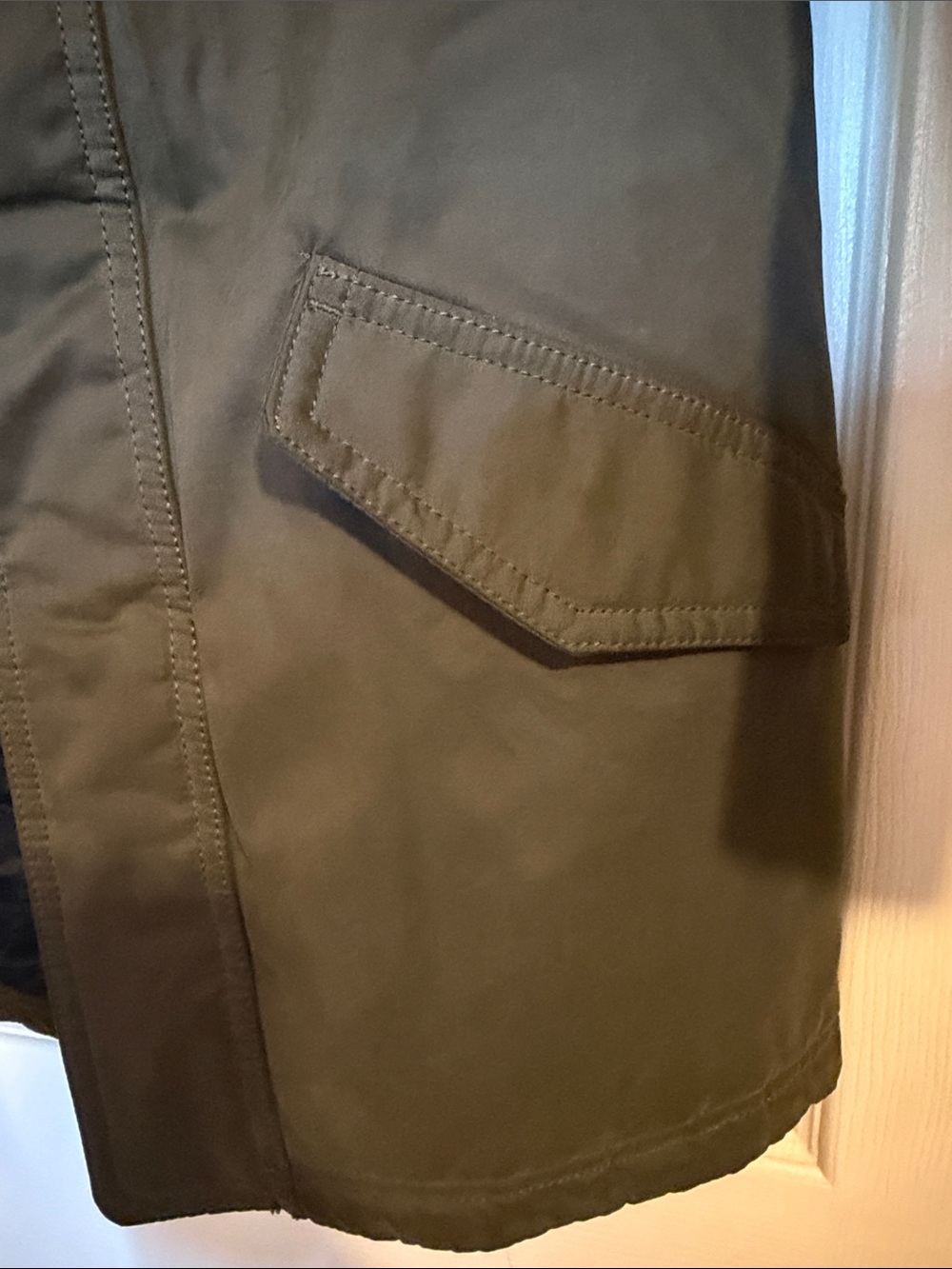 Abercrombie & Fitch boy’s Olive Green Parka Jacket size 9-10 excellent condition - Picture 5 of 7
